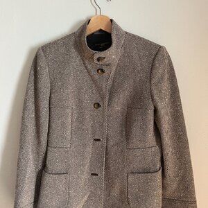 Luciano Barbera Wool & Cashmere Car Coat